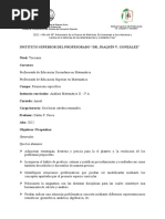 Programa Análisis Matemático Ii 2ºa 2022