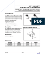 Stp10Nk80Zfp Stp10Nk80Z - Stw10Nk80Z: N-Channel 800V - 0.78 - 9A - To-220/Fp-To-247 Zener-Protected Supermesh Mosfet