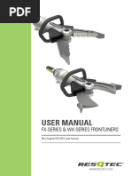 User Manual: Fx-Series & Wx-Series Frontliners