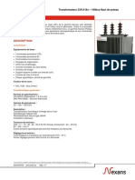 Transformateur 33 - 0.41kv - 160kva Haut de Poteau