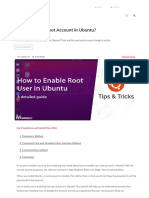 How To Enable Root Account in Ubuntu?: Download PDF