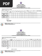 Department of Education: Studying List of Errors Per Subject