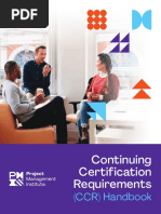 Continuing Certification Requirements: (CCR) Handbook