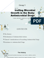 Controlling Microbial Growth in The Body: Antimicrobial Drugs