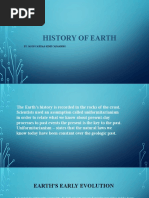 History of Earth: By: Jason Cajeda& Keme Cahambing