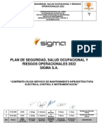 Plan de Sso y Riesgos Operacionales 2022 Rev B