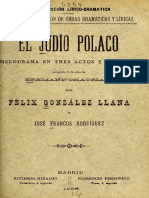 Teatro. Erckmann-Chatrian - El Judío Polaco