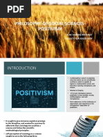 Philosophy of Social Sciences-Positivism: DR - NC Vamshi Krishna Faculty For Sociology