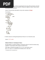 Pre Test Differential Calculus