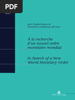 À La Recherche D'un Nouvel Ordre Monétaire Mondial in Search of A New World Monetary Order