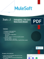 Topic - 3: Debugging - File Connector - Mule Event Model