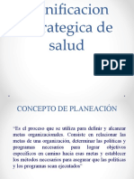 Planeacion Estrategica en Salud