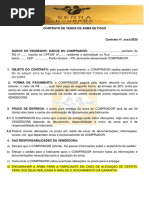 Contrato de Venda de Arma de Fogo Serra Dourada