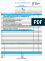 Check List Equipos Electricos Manuales