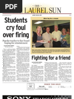 Students Cry Foul Over Firing: Fighting For A Friend