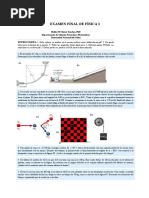 Examen Final de Física 1 Unac