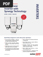 Three Phase Inverter With Synergy Technology: SE50K / SE55K / SE82.8K