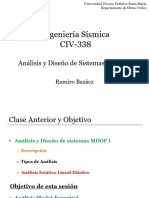 Análisis y Diseño de Sistemas MDOF II