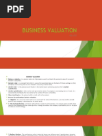 Ma 3103 Business Valuation