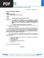 Carta de Solicitud de Adelanto Directo