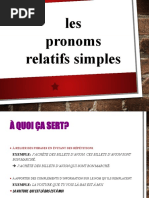 French - Relative - Pronouns Simples Et Composé