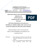 Peraturan Kepala Disdikbud Tentang PPDB 2020