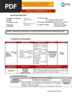 Sesión de Aprendizaje 7 - Ii