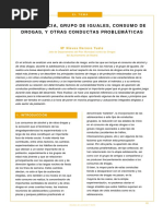 Consumo de Drogas y Conductas Problematicas en Adolescentes