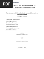 Plan de Muestreo de La Investigacion de Mercado-Torta de Guanábana