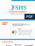 Presentacion de Servicios-SHS Ocupacional Consultores