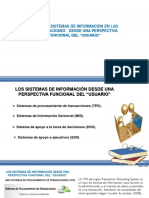 Tipos de Sistemas de Informacion en Las Organizaciones Desde Una Perspectiva Funcional Del "Usuario"