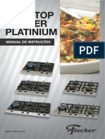 FOGAO COOKTOP PLATINIUM Fischer