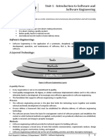 Unit-1 - Introduction To Software and Software Engineering