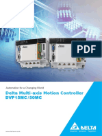 Delta Multi-Axis Motion Controller DVP15MC / 50MC: Automation For A Changing World