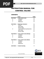 Instruction Manual For Control Valves