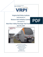 NRV Rail Facilities Tour Report