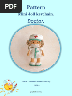 Mini Doll Keychain.: Doctor