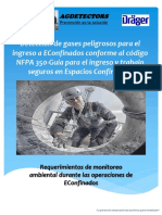 NFPA 350 Detección de Gases Peligrosos en EConfinados