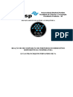 Prática 1 - Reação de Decomposição de Peróxido de Hidrogênio Dependente Da Temperatura