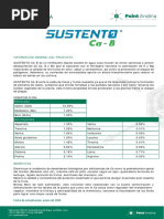 SUSTENTO Ca B SL-FICHA TECNICA