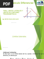 2-Límites Laterales. Límites de Funciones Trigonométricas