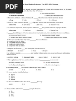 Computer-Based English Proficiency Test (EPT) 2022 Reviewer Structure