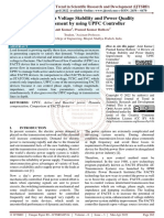 A Review On Voltage Stability and Power Quality Improvement by Using UPFC Controller