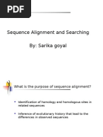 Sequence Alignment and Searching