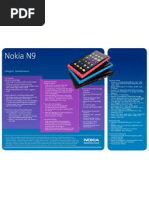 1 Nokia n9 Data Sheet