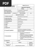 Formato Analisis de Puesto Edith