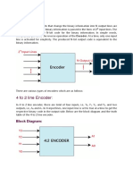 Encoders: 4 To 2 Line Encoder