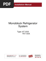 Documents - Pub Monoblock Refrigerator System Kugel Medical Instruction Manual Monoblock Cooling