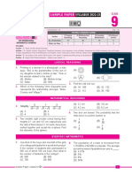 Imo Sample Paper Class-9