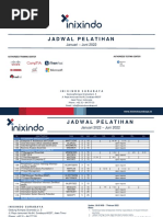 Jadwal Pelatihan: Januari - Juni 2022